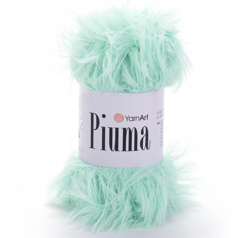 Пряжа для вязания YARNART "PIUMA" (№4411) Мята