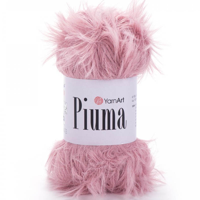 Пряжа для вязания YARNART "PIUMA" (№4413) Пыльная роза