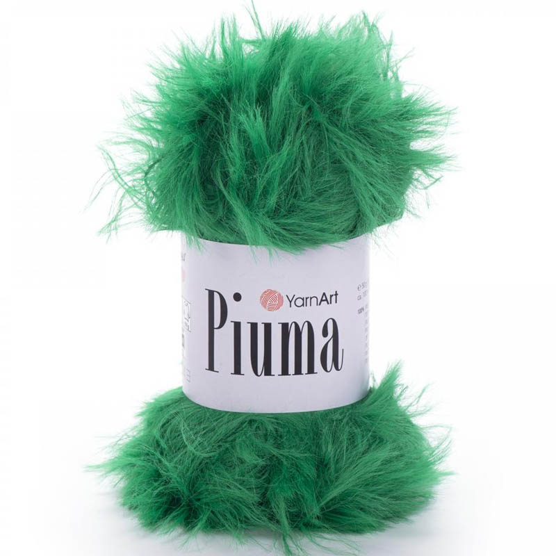 Пряжа для вязания YARNART "PIUMA" (№4416) Зеленый