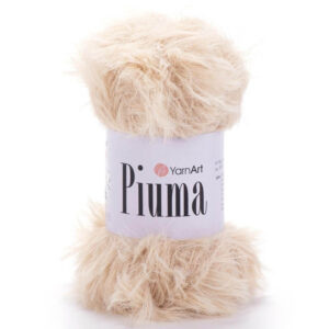 Пряжа для вязания YARNART "PIUMA" (№4419) Кремовый
