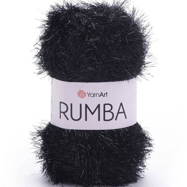 Пряжа для вязания YARNART "RUMBA" (№107) Черный