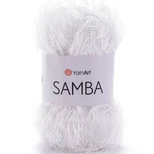 Пряжа для вязания YARNART "SAMBA" (№01) Белый