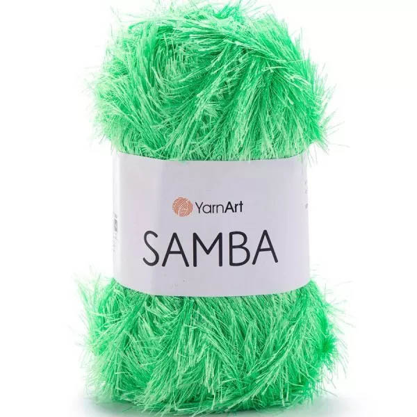 Пряжа для вязания YARNART "SAMBA" (№09) Салат неон