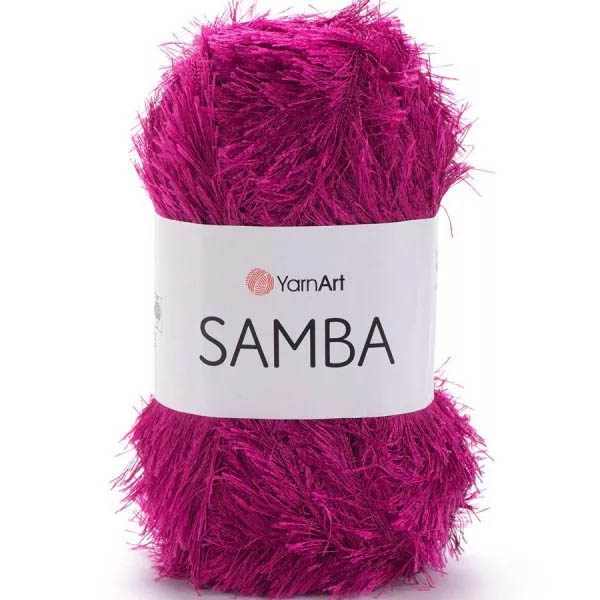 Пряжа для вязания YARNART "SAMBA" (№2014) Фуксия