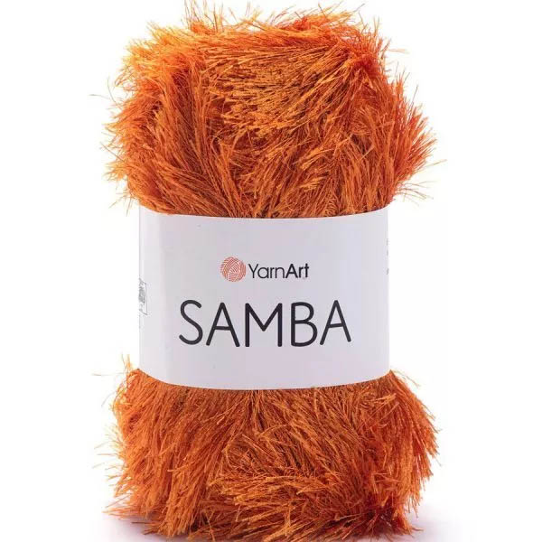 Пряжа для вязания YARNART "SAMBA" (№2024) Рыжик