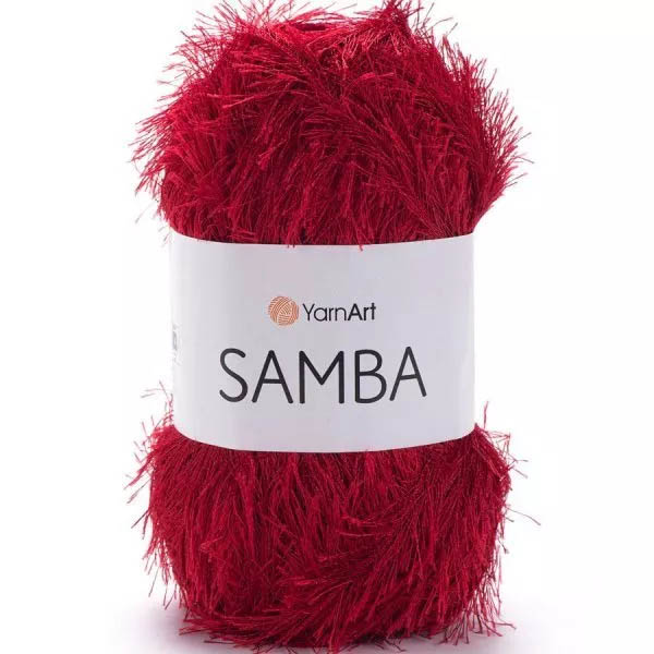 Пряжа для вязания YARNART "SAMBA" (№2026) Красный