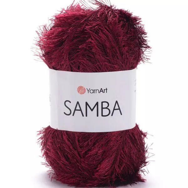 Пряжа для вязания YARNART "SAMBA" (№2028) Бордо