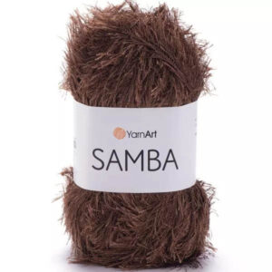 Пряжа для вязания YARNART "SAMBA" (№2034) Коричневый