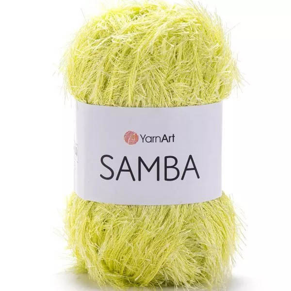 Пряжа для вязания YARNART "SAMBA" (№2036) Желто-салатовый