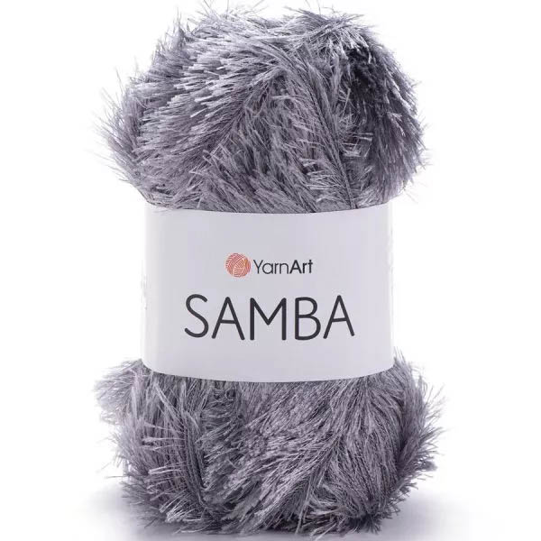 Пряжа для вязания YARNART "SAMBA" (№3318) Серый