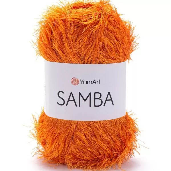 Пряжа для вязания YARNART "SAMBA" (№46) Оранжевый
