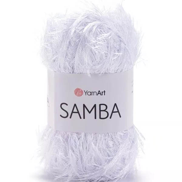 Пряжа для вязания YARNART "SAMBA" (№501) Отбелка