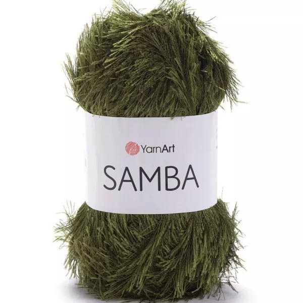 Пряжа для вязания YARNART "SAMBA" (№530) Хаки