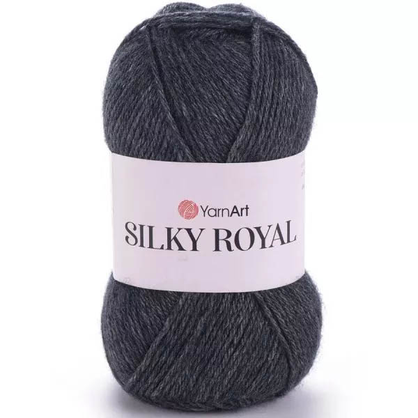 Пряжа для вязания YARNART "SILKY ROYAL" (№435) Графит