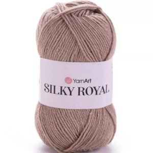 Пряжа для вязания YARNART "SILKY ROYAL" (№437) Кофе с молоком