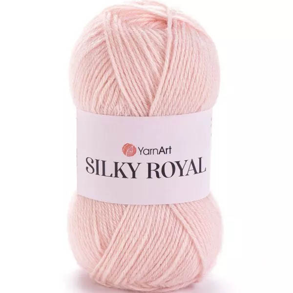 Пряжа для вязания YARNART "SILKY ROYAL" (№441) Неж.розовый