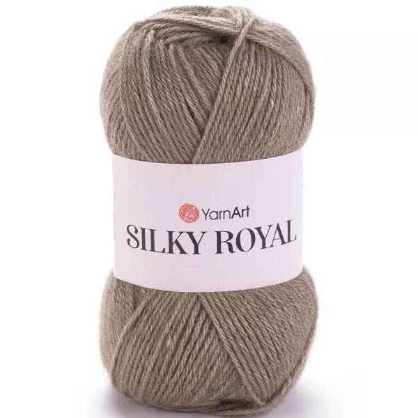 Пряжа для вязания YARNART "SILKY ROYAL" (№442) Какао