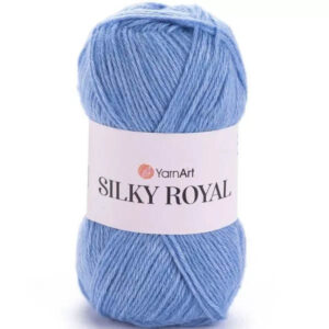 Пряжа для вязания YARNART "SILKY ROYAL" (№443) Яр.голубой