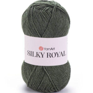 Пряжа для вязания YARNART "SILKY ROYAL" (№446) Хаки