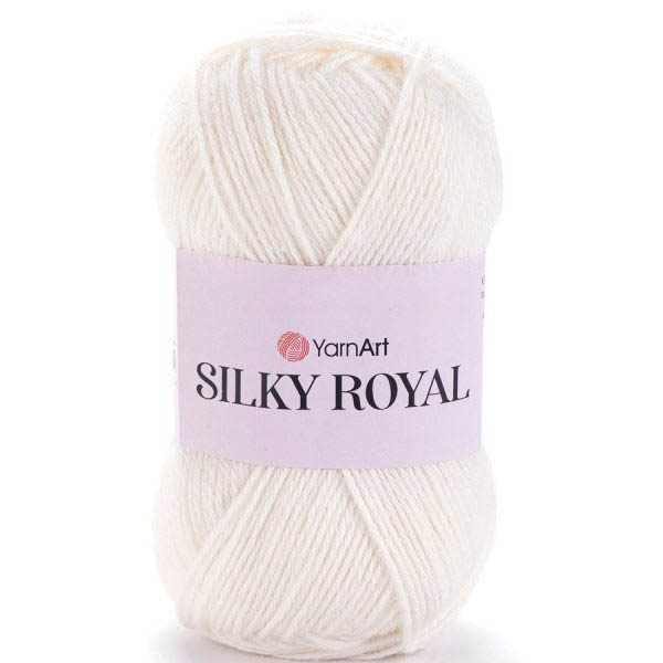 Пряжа для вязания YARNART "SILKY ROYAL" (№447) Отбелка