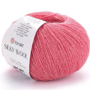 Пряжа для вязания YARNART "SILKY WOOL" (№332) Коралл