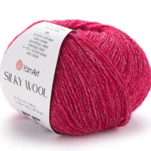 Пряжа для вязания YARNART "SILKY WOOL" (№333) Вишня
