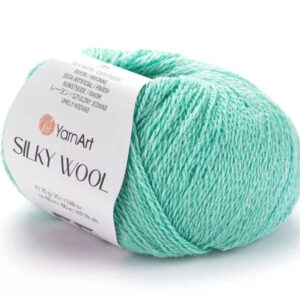 Пряжа для вязания YARNART "SILKY WOOL" (№340) Мята