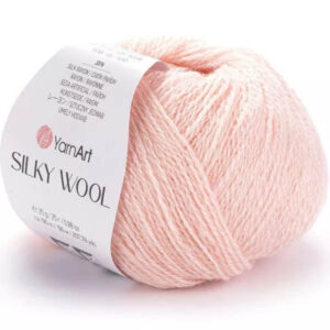 Пряжа для вязания YARNART "SILKY WOOL" (№341) Св.розовый