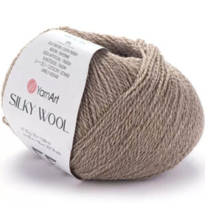 Пряжа для вязания YARNART "SILKY WOOL" (№342) Бежевый