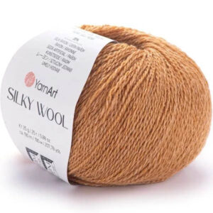 Пряжа для вязания YARNART "SILKY WOOL" (№345) Рыжик