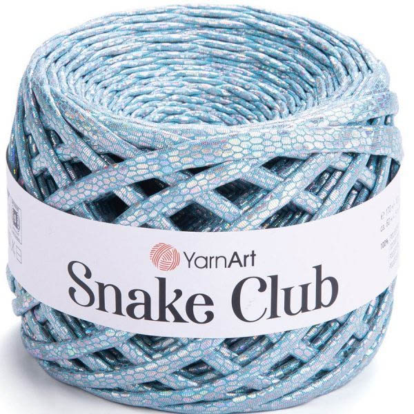 Пряжа для вязания YARNART "SNAKE CLUB" (№5110) Голубой