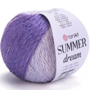 Пряжа для вязания YARNART "SUMMER DREAM" (№4306) Розовый/сиреневый/св.серый