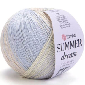 Пряжа для вязания YARNART "SUMMER DREAM" (№4312) Св.беж/св.зеленый/св.голубой