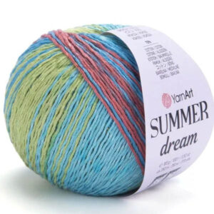 Пряжа для вязания YARNART "SUMMER DREAM" (№4314) Радуга