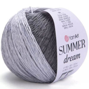 Пряжа для вязания YARNART "SUMMER DREAM" (№4316) Серый принт
