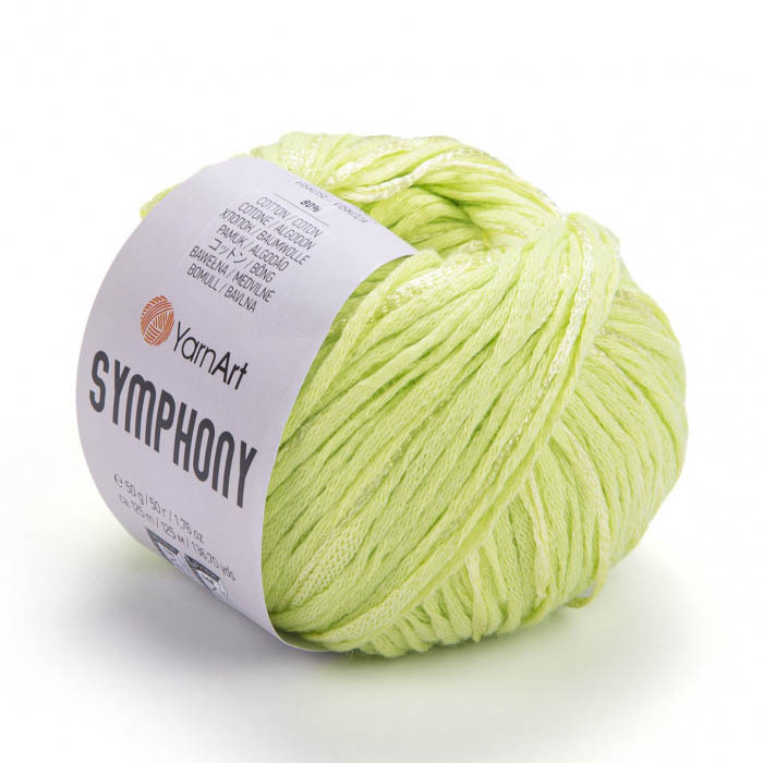 YARNART SYMFHONY 2121 Пряжа для вязания YARNART "SYMFHONY" (№2121) Салатовый