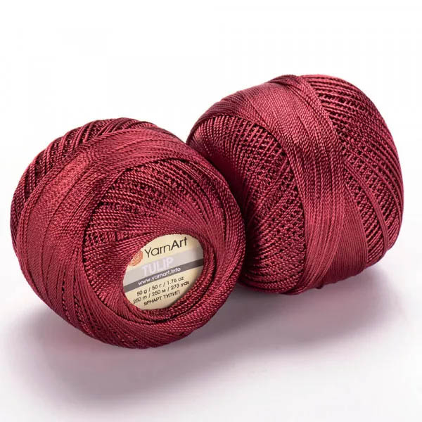 Пряжа для вязания YARNART "TULIP" (№422) Бордо