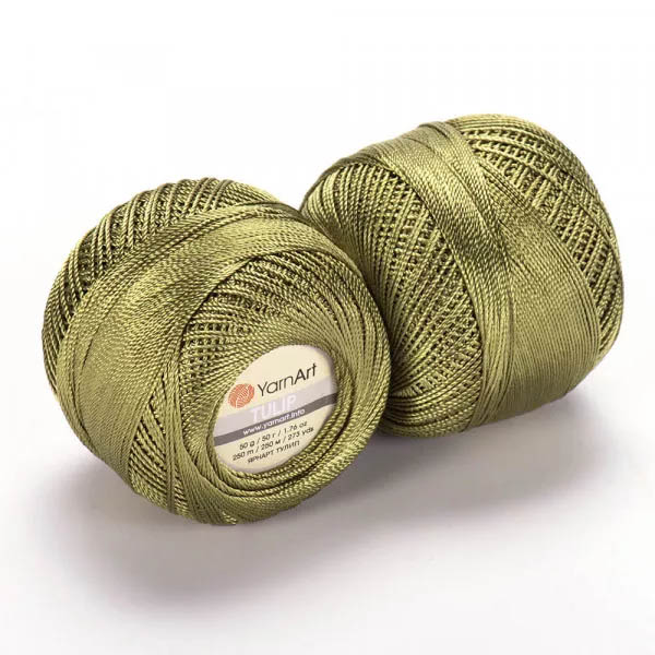 Пряжа для вязания YARNART "TULIP" (№423) Защитный