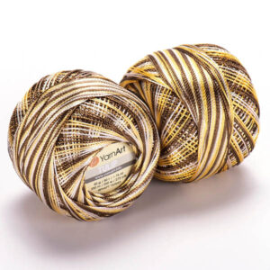 Пряжа для вязания YARNART "TULIP" (№454) Бежевый/коричневый/белый