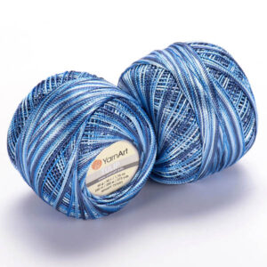 Пряжа для вязания YARNART "TULIP" (№456) Джинс/голубой/т. синий
