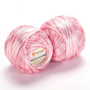 Пряжа для вязания YARNART "TULIP" (№457) Розовый/белый