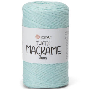 Пряжа для вязания YARNART "TWISTED MACRAME 3 mm" (№775) Светлая бирюза