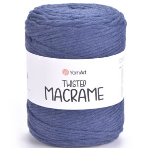 Пряжа для вязания YARNART "TWISTED MACRAME" (№761) Синий