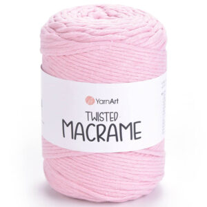Пряжа для вязания YARNART "TWISTED MACRAME" (№762) Светло-розовый