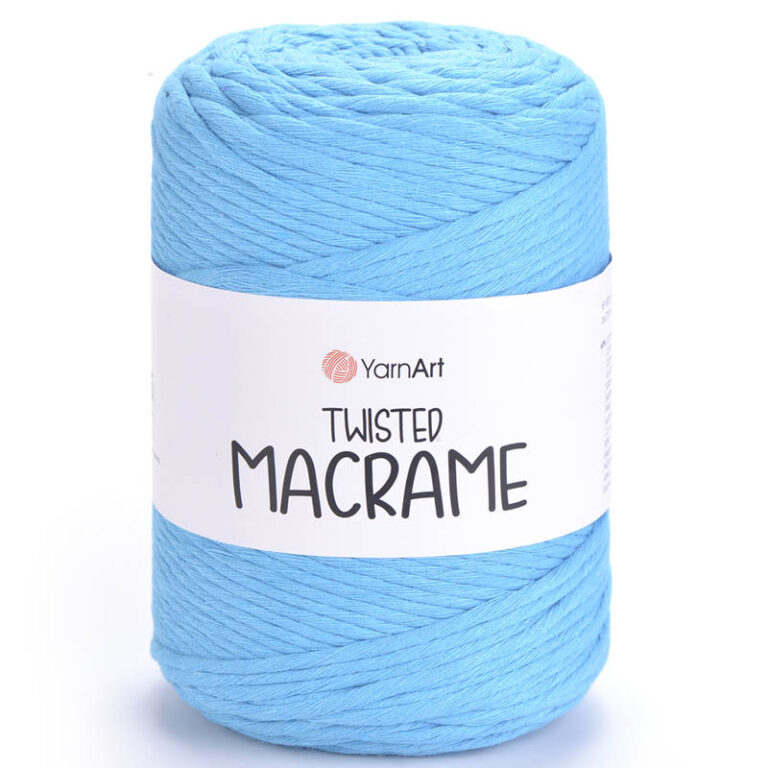 Пряжа для вязания YARNART "TWISTED MACRAME" (№763) Бирюза