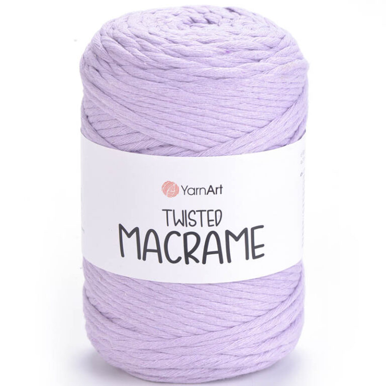 Пряжа для вязания YARNART "TWISTED MACRAME" (№765) Сиреневый