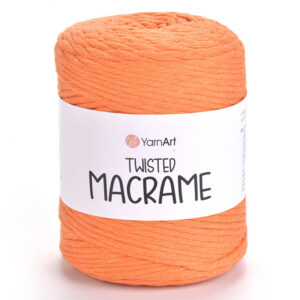 Пряжа для вязания YARNART "TWISTED MACRAME" (№770) Оранжевый