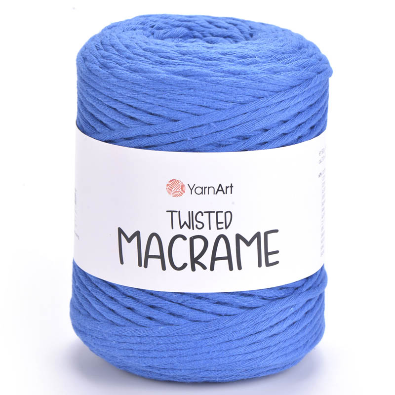 Пряжа для вязания YARNART "TWISTED MACRAME" (№772) Василек