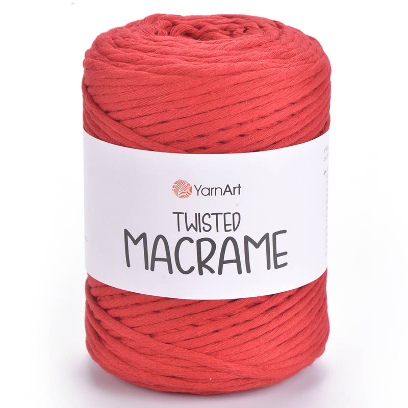 Пряжа для вязания YARNART "TWISTED MACRAME" (№773) Красный