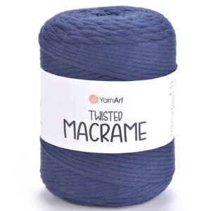 Пряжа для вязания YARNART "TWISTED MACRAME" (№784) Темно-синий